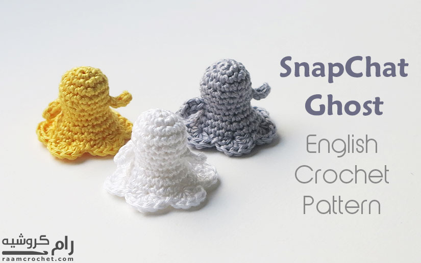 Use the ghost as dolls or keychains or anything you like - Raam Crochet