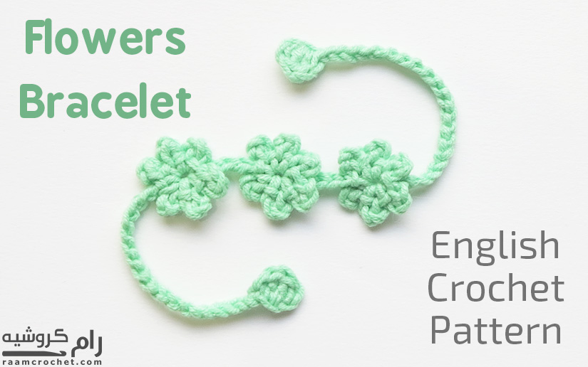 Crochet Flowers bracelet- Raam Crochet
