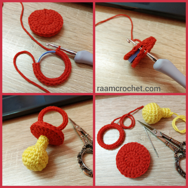 Crochet Baby Pacifier Amigurumi _ Raam Crochet
