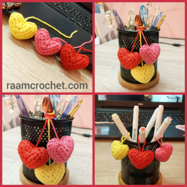 Crochet Hearts Amigurumi - Raam Crochet