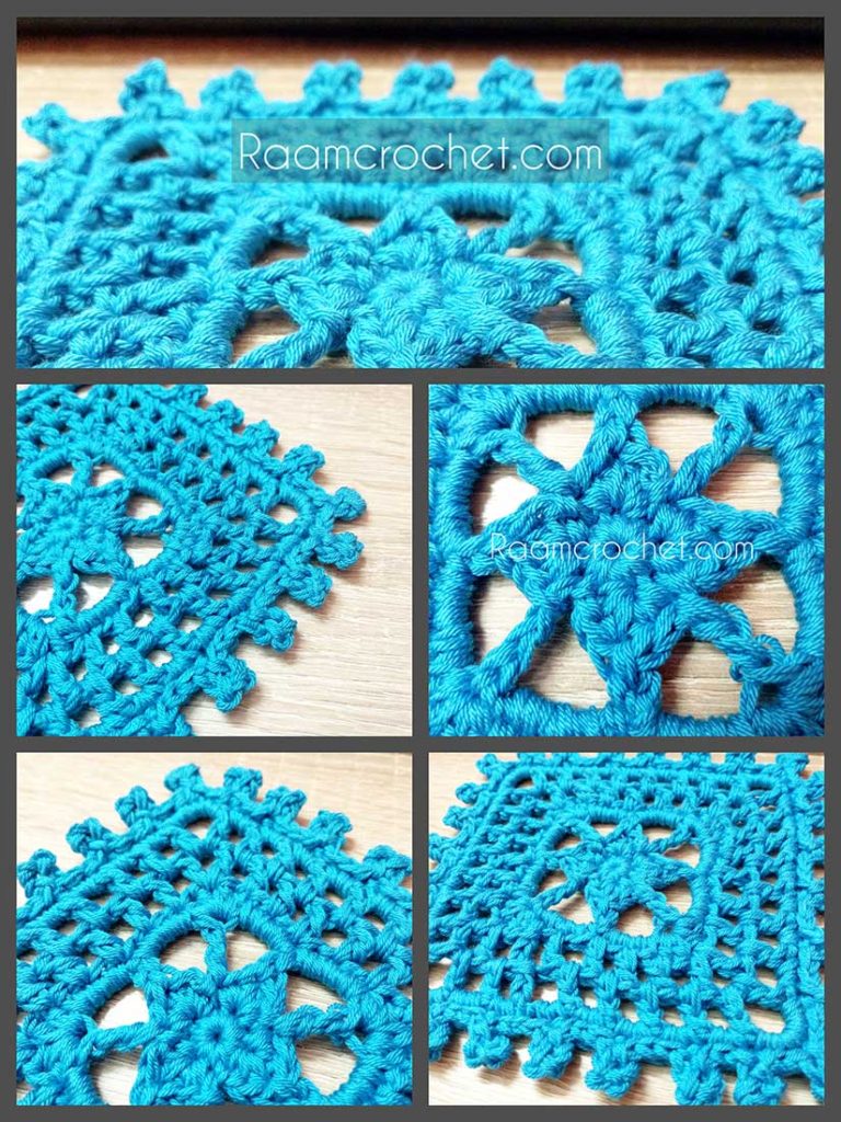 Crochet Granny Square - Raam Crochet