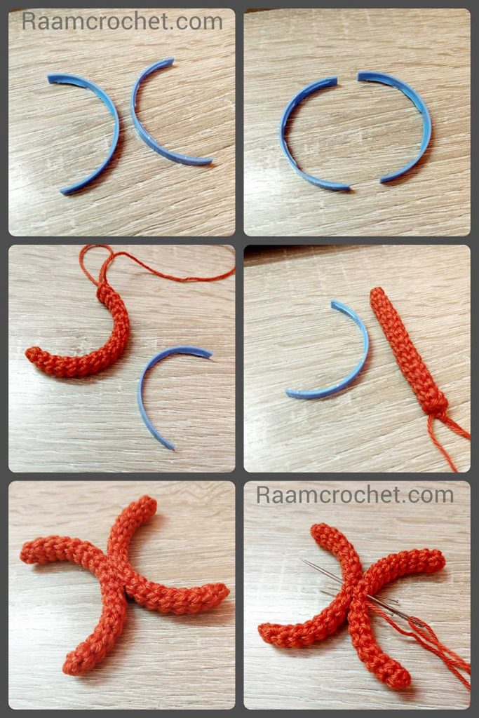 How to crochet the Xs