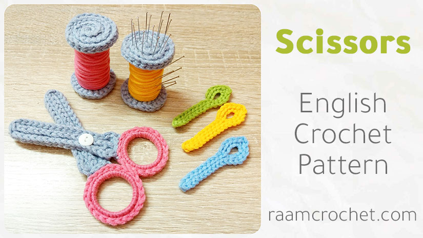 Scissors Crochet Pattern