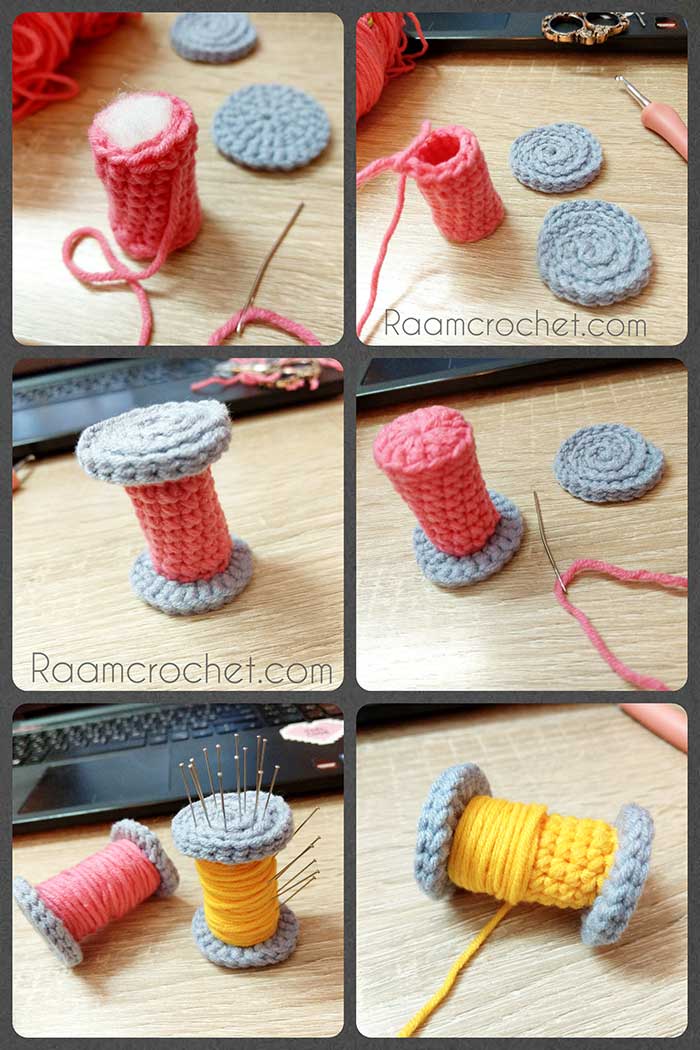 Crochet Scissors Amigurumi Using Plastic Rings • Raam Crochet