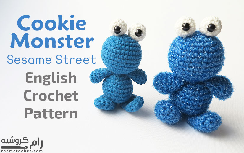 Crochet Cookie Monster - Raam Crochet