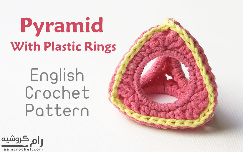 Crochet Triangles Using Plastic Rings - Raam Crochet
