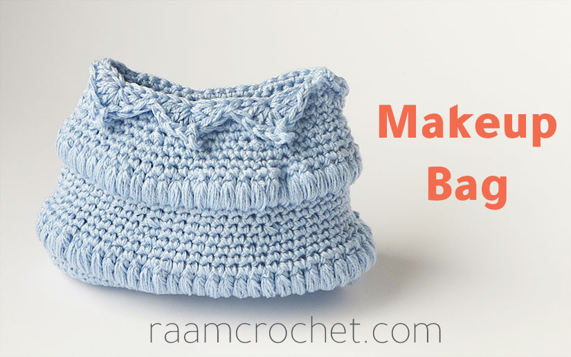Crochet Small Makeup Bag - Raam Crochet