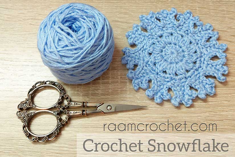 Crochet Snowflake - Raam Crochet