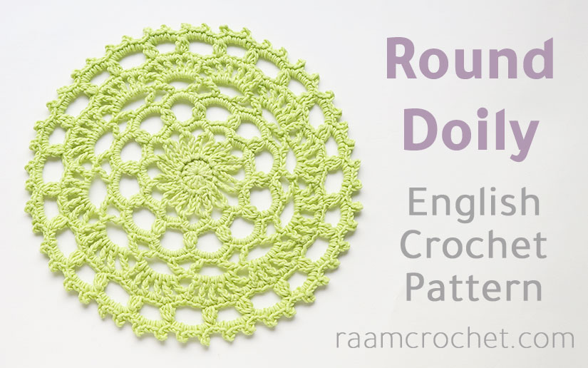 Crochet Round Doily - Raam Crochet