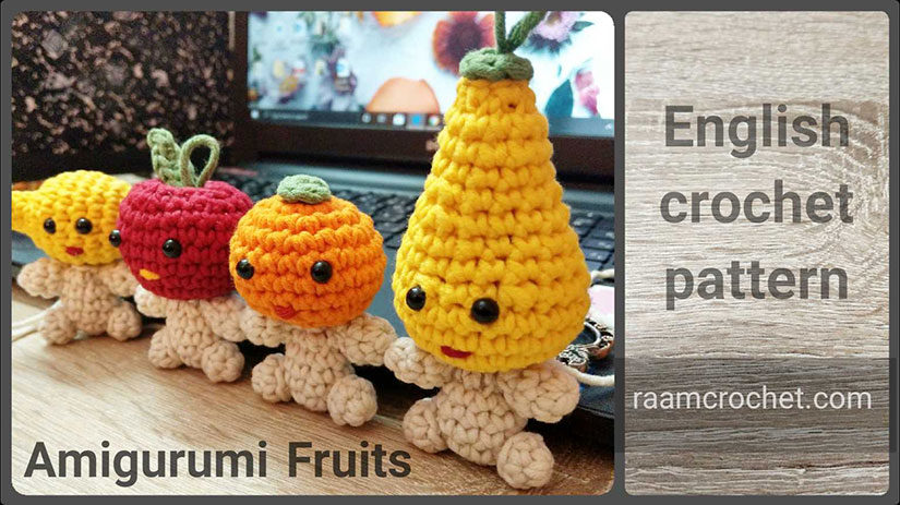 Crochet Amigurumi Fruits Dolls - Raam Crochet